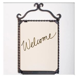 Southern LIVING At Home Galveston Ivory Dry Erase Iron Memo Board Wall Hanging